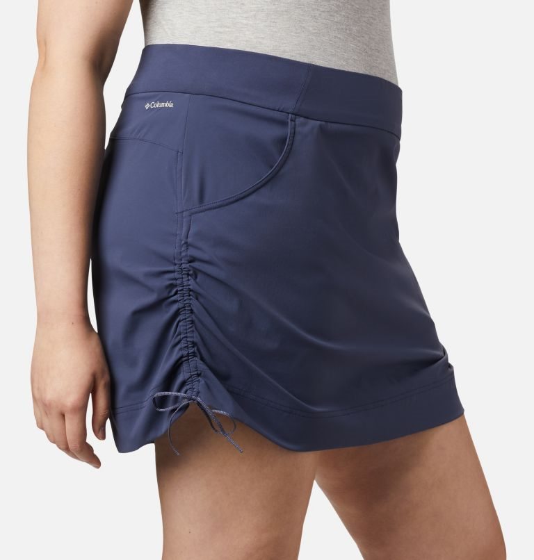 Women's Columbia Anytime Casual Skorts Navy | Plus Size CA-O3A46